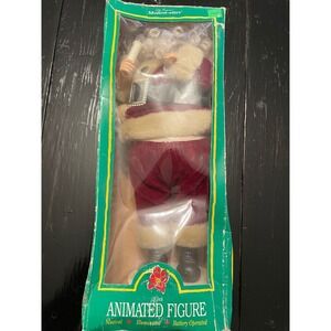 Motionettes Animated Santa Claus 18 In Musical Battery Operated Christmas Decor
